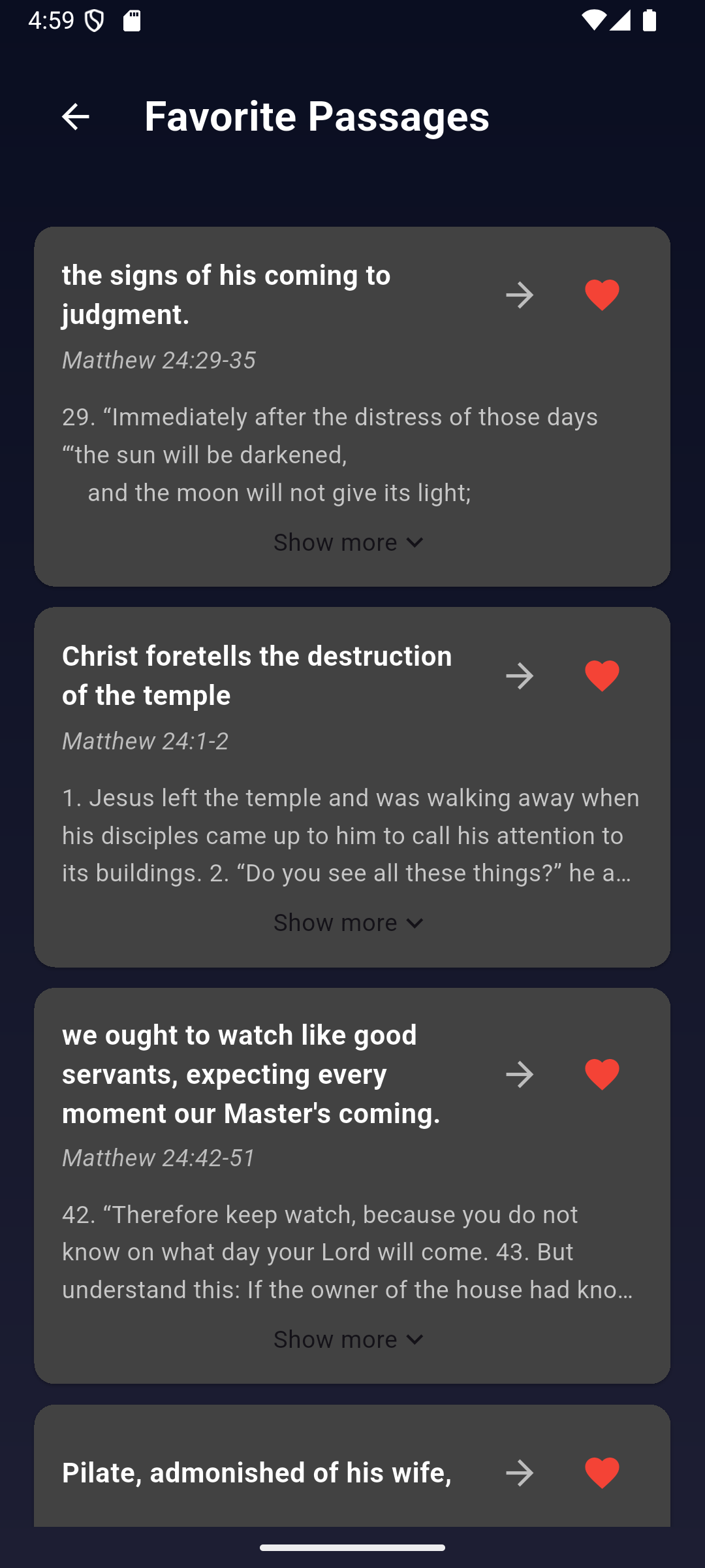 Wisdom Reader screenshot 1
